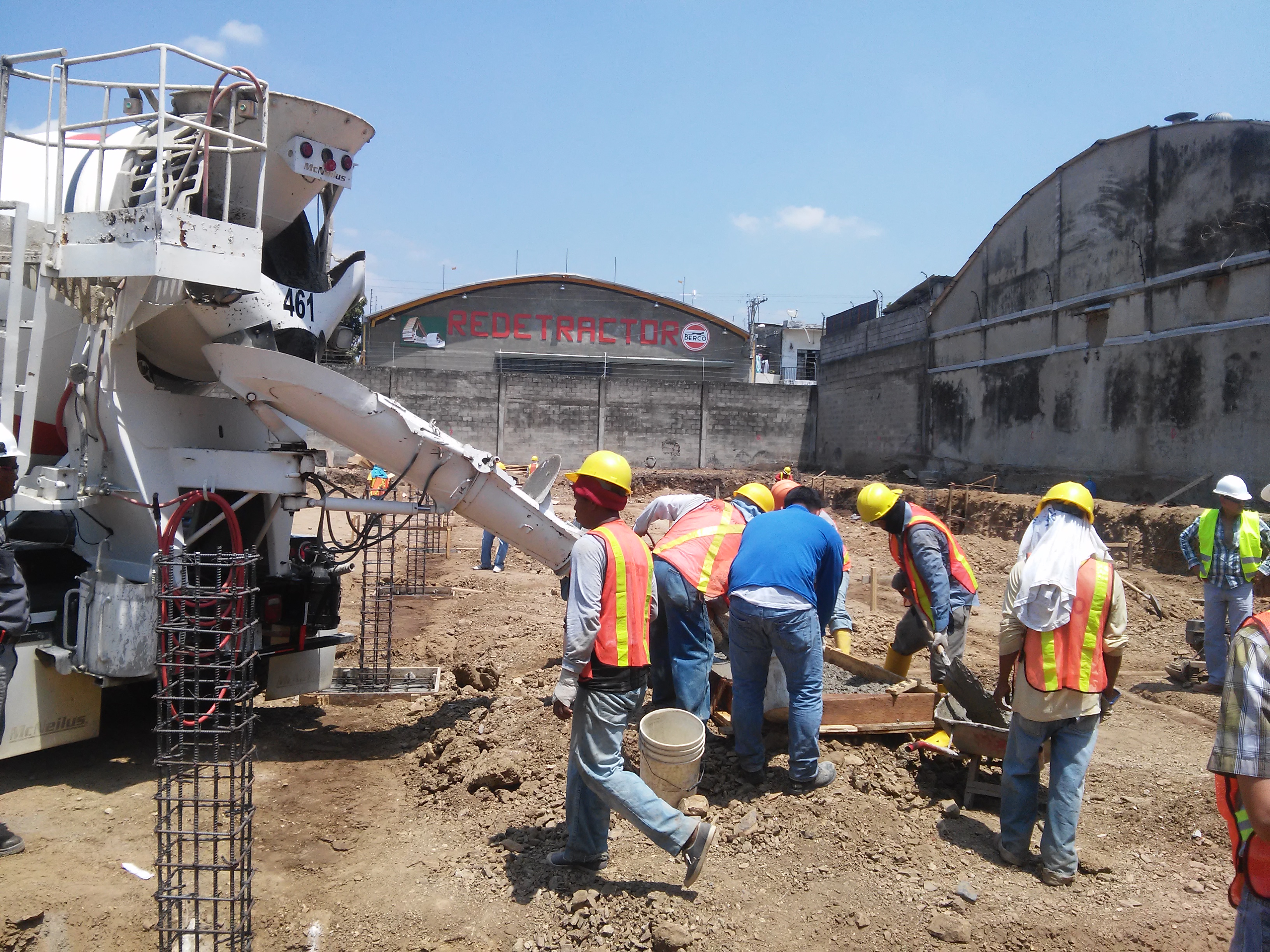 Fundición de cimentaciones